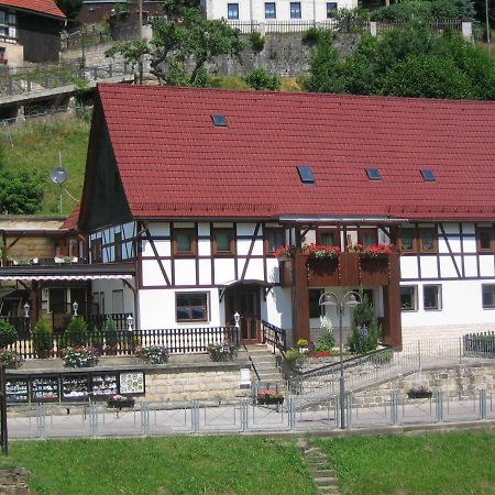 Ferienwohnung Am Gruenbach 1 Rathen Exterior foto